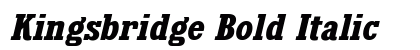 Kingsbridge Bold Italic Preview