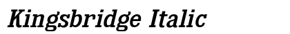 Kingsbridge Italic Preview