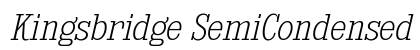 Kingsbridge SemiCondensed ExtraLight Italic Preview