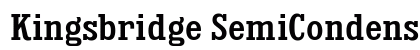 Kingsbridge SemiCondensed SemiBold Preview