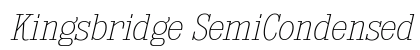 Kingsbridge SemiCondensed UltraLight Italic Preview