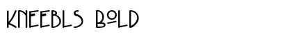 Kneebls Bold preview