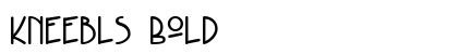 Kneebls Bold preview
