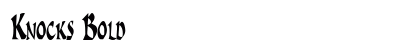 Knocks Bold preview