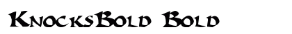 KnocksBold Bold preview