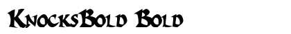 KnocksBold Bold preview