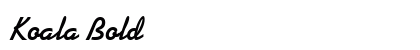 Koala Bold preview