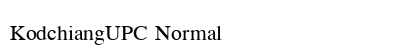 KodchiangUPC Normal Preview