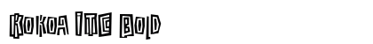 Kokoa ITC Bold preview