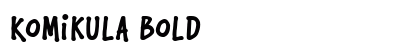 Komikula Bold preview