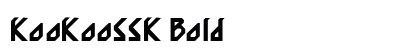 KooKooSSK Bold preview