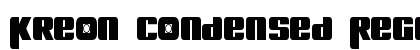 Kreon Condensed Regular preview