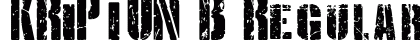 KRIPTON B Regular preview