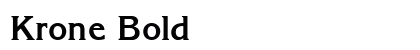 Krone Bold preview