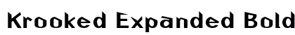 Krooked Expanded Bold Preview
