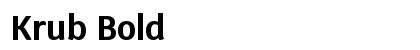 Krub Bold preview