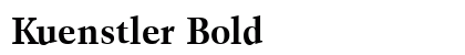 Kuenstler Bold preview