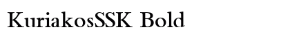 KuriakosSSK Bold preview