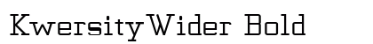KwersityWider Bold preview