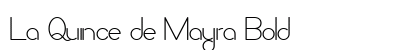 La Quince de Mayra Bold preview