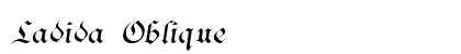 Ladida Oblique preview
