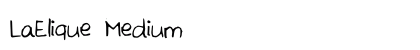 LaElique Medium preview