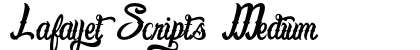 Lafayet Scripts Medium preview