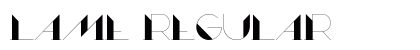 Lame Regular preview