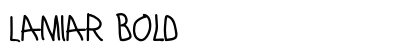 Lamiar Bold preview