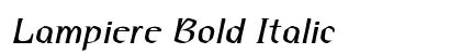 Lampiere Bold Italic Preview