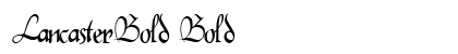 LancasterBold Bold preview