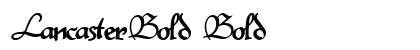 LancasterBold Bold preview