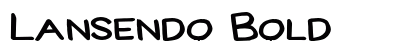 Lansendo Bold preview
