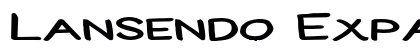 Lansendo Expanded Bold Preview