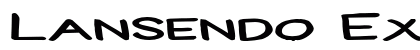 Lansendo Extra-expanded Bold Preview