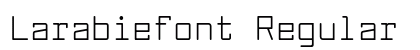 Larabiefont Regular Font