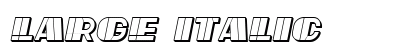 Large Italic Font