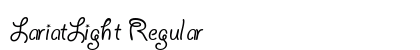LariatLight Regular Font