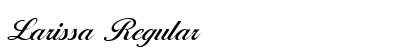 Larissa Regular Font