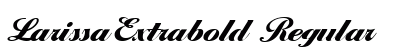 LarissaExtrabold Regular Font