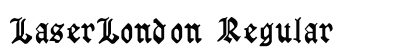 LaserLondon Regular preview
