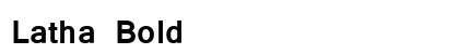 Latha Bold preview