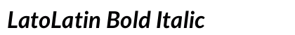LatoLatin Bold Italic Preview