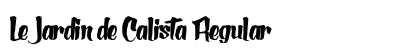 Le Jardin de Calista Regular preview