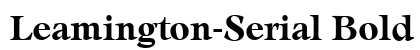 Leamington-Serial Bold preview