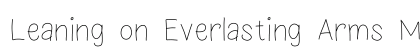 Leaning on Everlasting Arms Medium preview