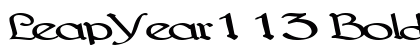 LeapYear113 Bold preview