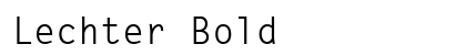 Lechter Bold preview