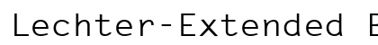 Lechter-Extended Bold preview