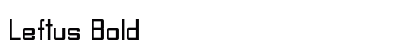 Leftus Bold preview